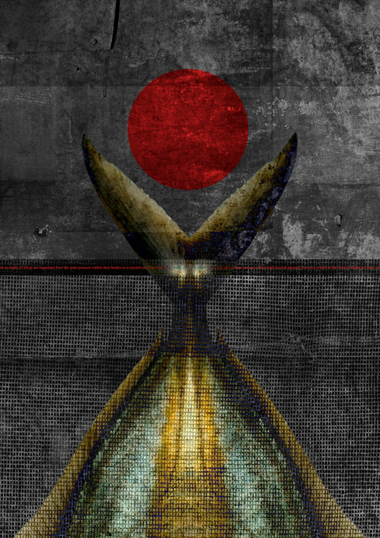 Rays Bream tail red sun