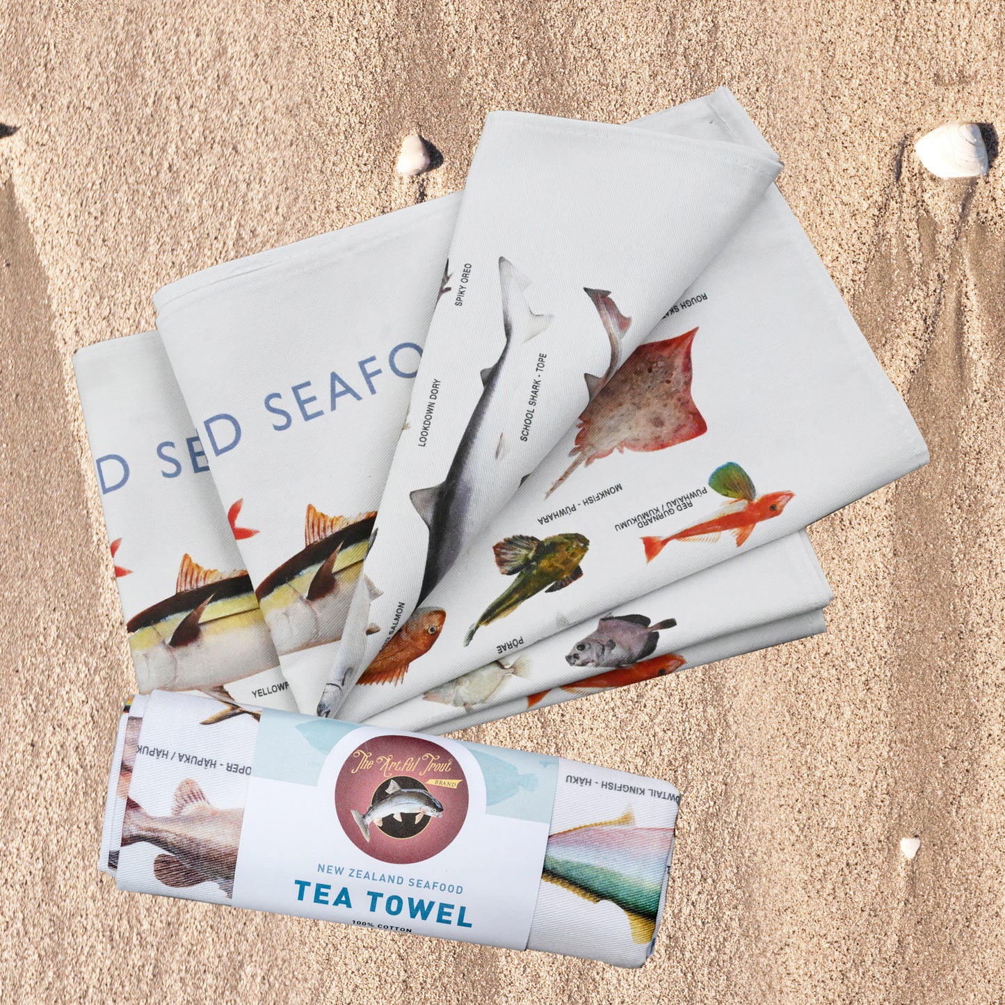 Seafood Tea towel