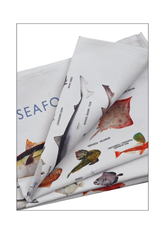 Seafood Tea towel