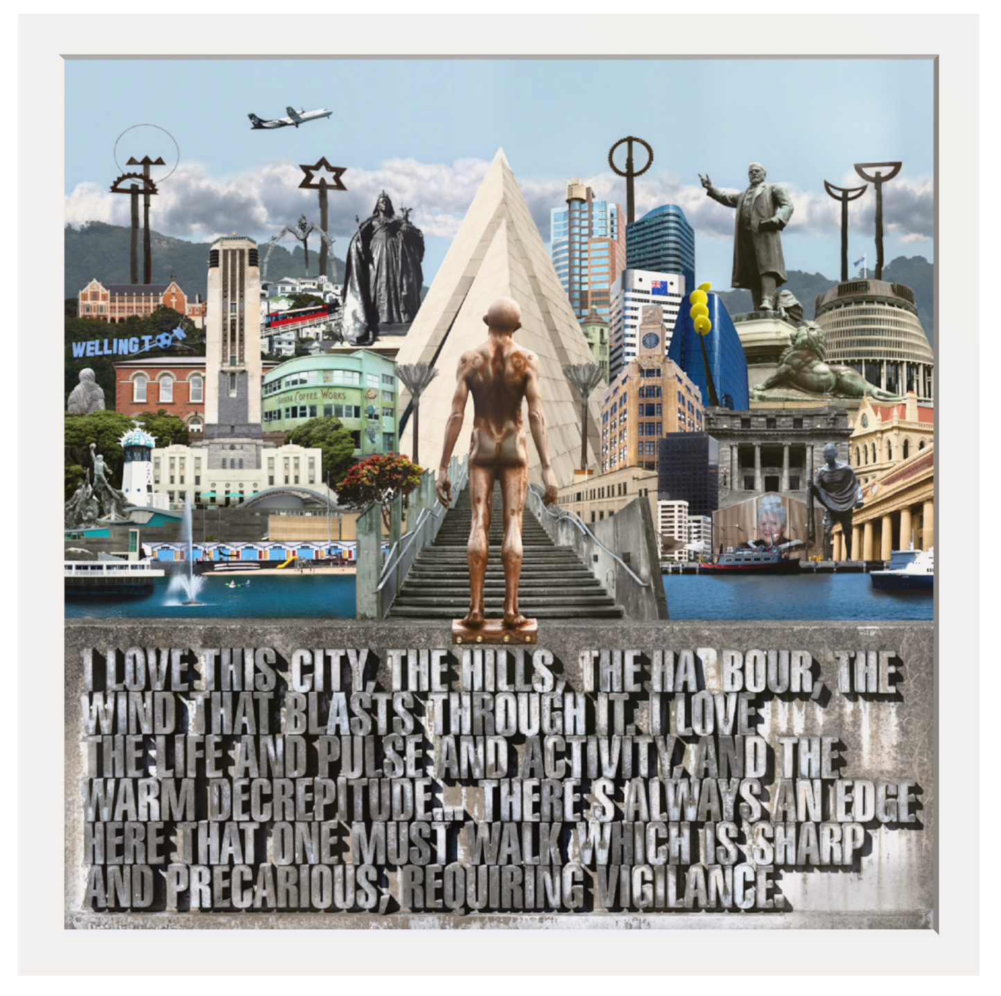 Where the Harbour Speakes 600mm x 590mm